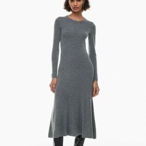 Aritzia Wilfred Danse Dress - Heather Dark Grey